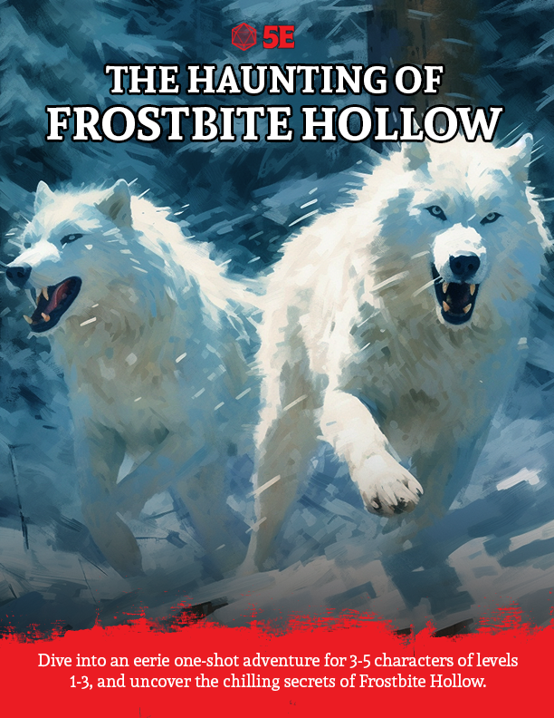 The Haunting of Frostbite Hollow 5E Cover