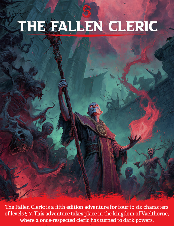 The Fallen Cleric 5E Cover