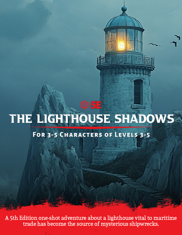 The Lighthouse Shadows 5E Cover